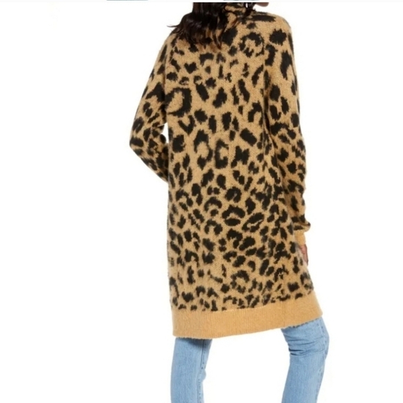 Leopard long cheetah cardigan sweater - Picture 8 of 8